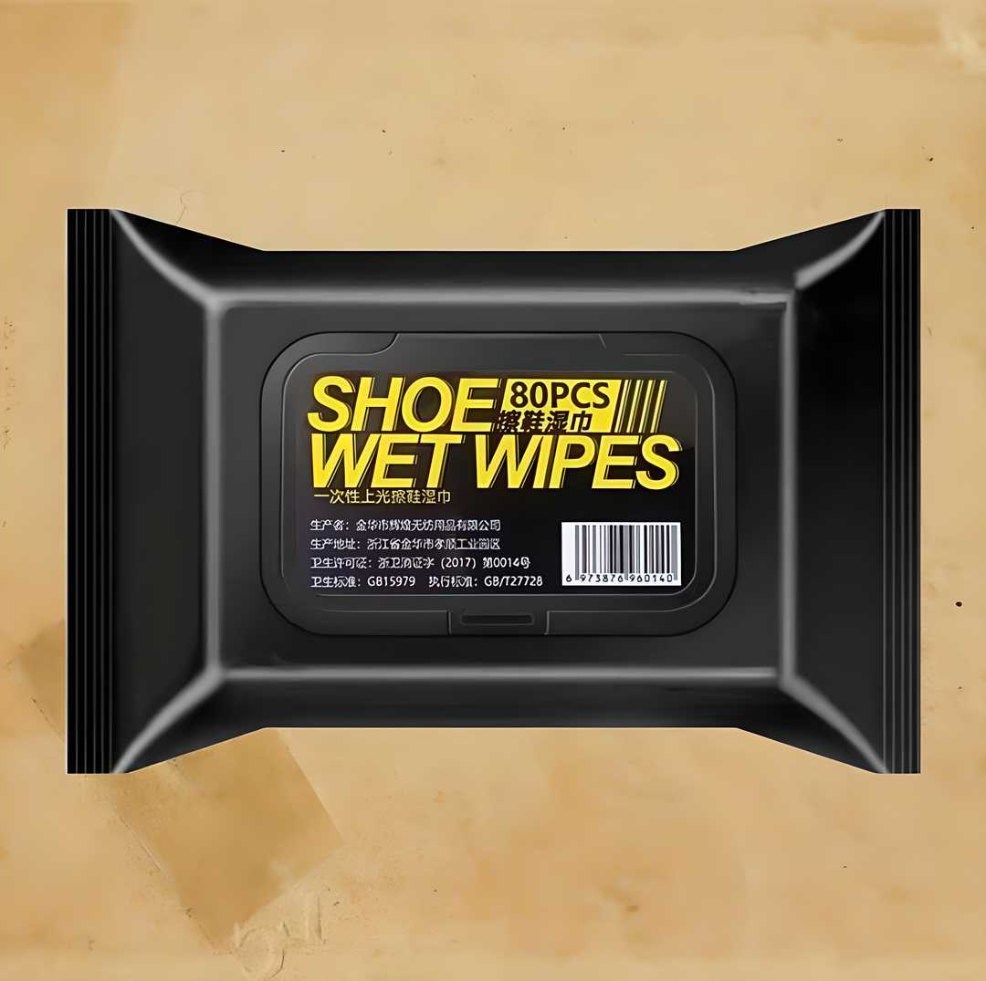 👟 Sneaker & Shoe Cleaner Wipes (1 Pack of 80 Wipes)